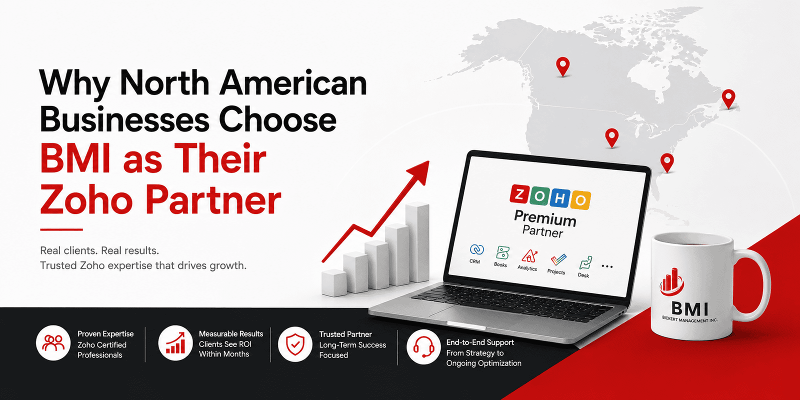 Why North American Businesses Choose BMI as Their Zoho Partner